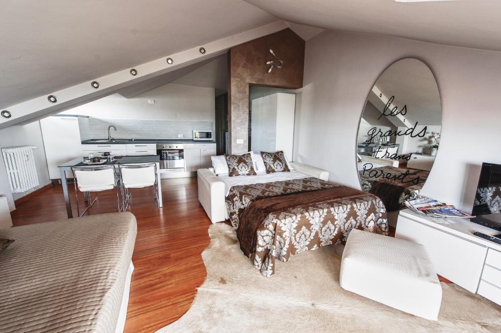 Cute & Cozy Terrace Apartment Bergamo Bilik gambar