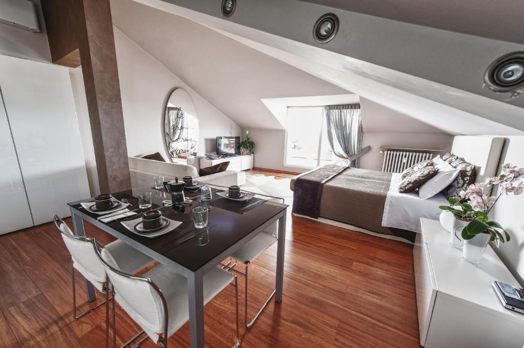 Cute & Cozy Terrace Apartment Bergamo Bilik gambar